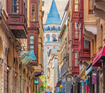 Galata Tower and surrounding buildings