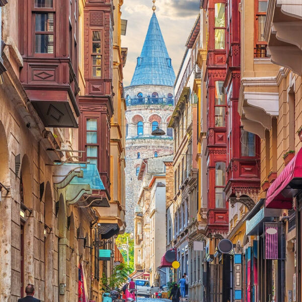 Galata Tower and surrounding buildings