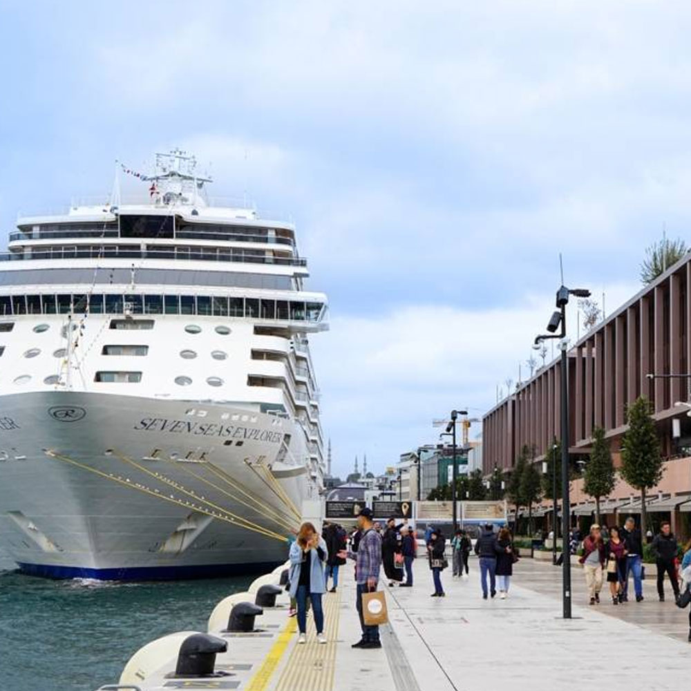 Galata Port with a view of the waterfront and surrounding area