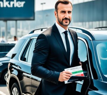 Driver with a Mercedes S-Class from VIP Turkey Transfer