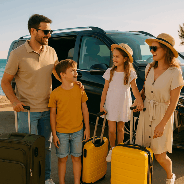 Family enjoying a holiday in Turkey with VIP Turkey Transfer services.